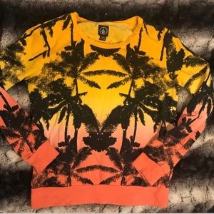Men’s Volcom Palm Tree Crewneck Sweatshirt